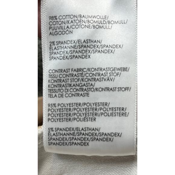 New Liverpool Women's White Stretch Maternity Comfort Stretch Cuff Short Size 10 - Picture 9 of 9